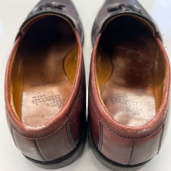 Allen Edmonds Wingham Tassel Loafers 10B Burgundy Oxblood Leather USA main image 2
